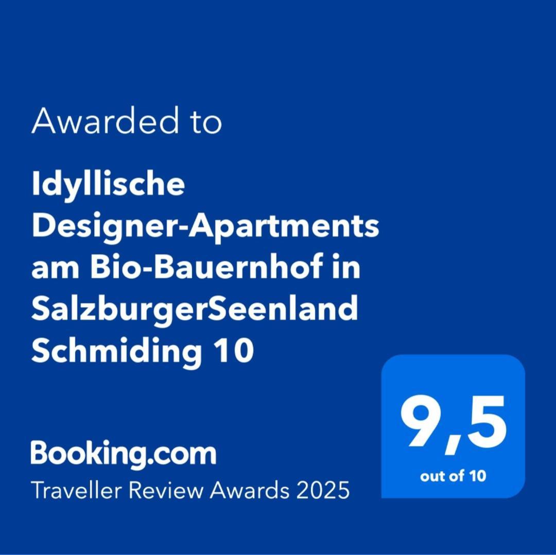 Idyllische Designer-Apartments Am Bio-Bauernhof In Salzburgerseenland Schmiding 10 Seekirchen am Wallersee Bagian luar foto